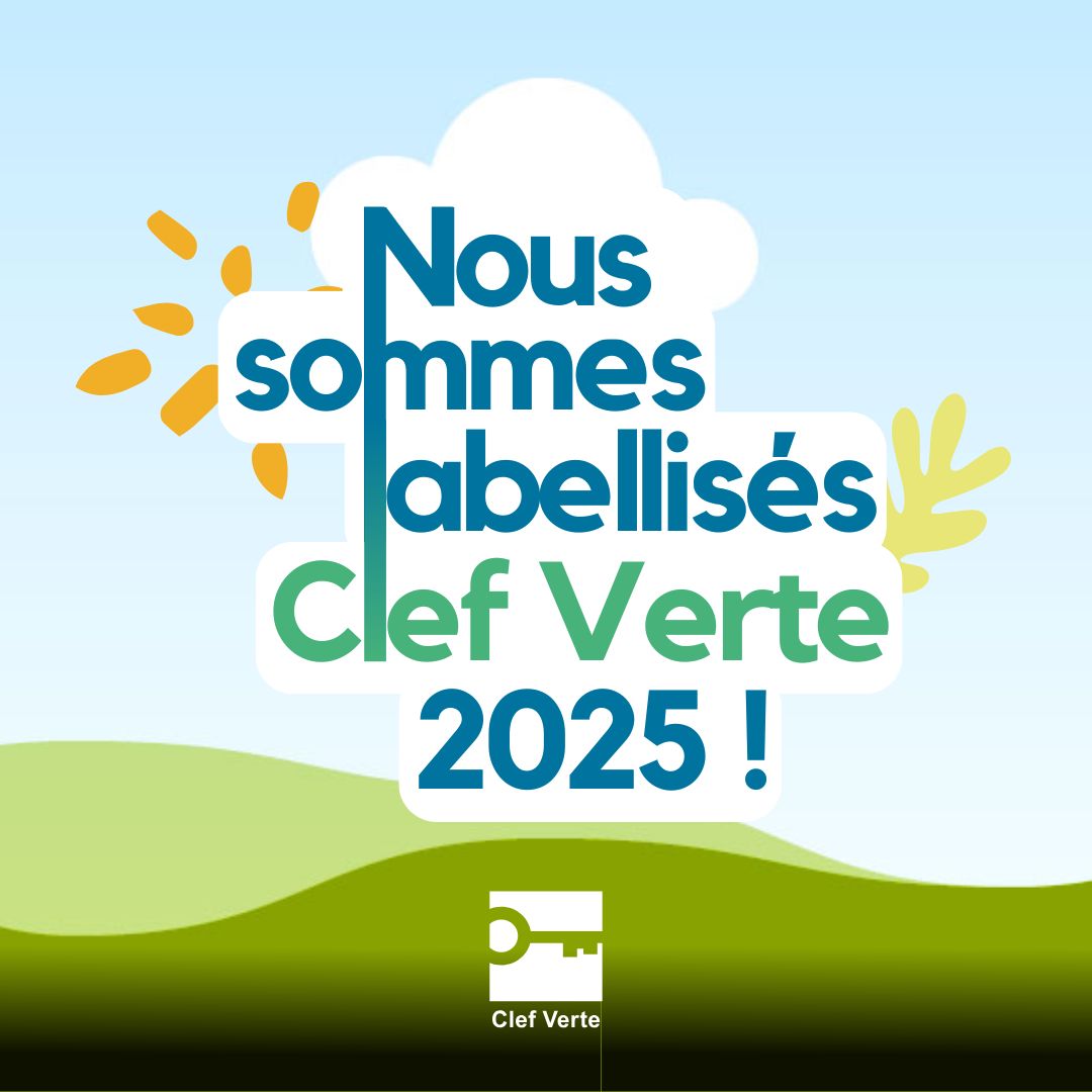 Etablissement labélisé clé verte 2025
